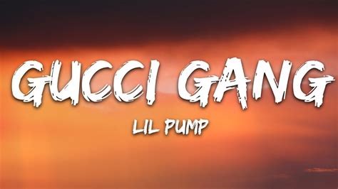 lyrics gucci gang|gucci gang lyrics in description.